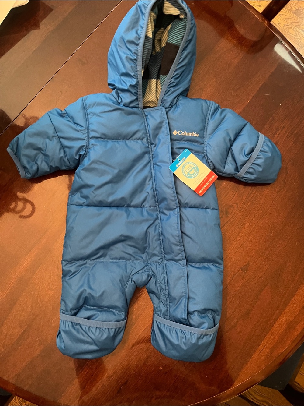 Columbia Bright Blue Infant Insulated Bunting